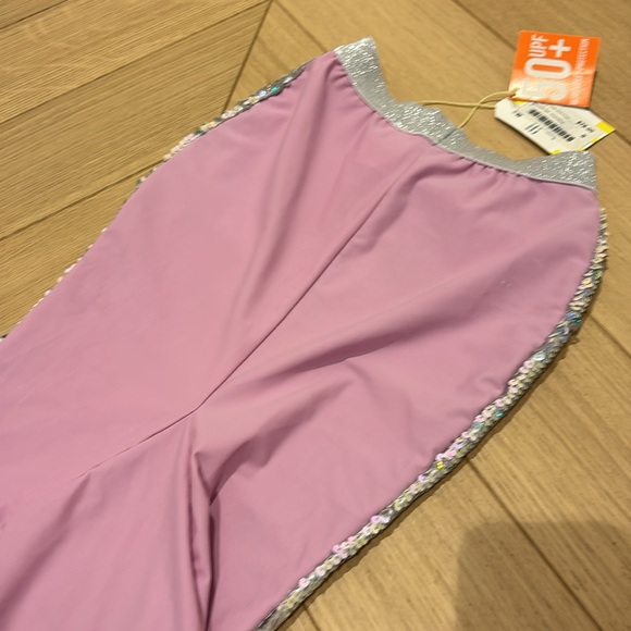 Shade Critters pink/silver sequin mermaid tail size S NWT - Picture 7 of 8